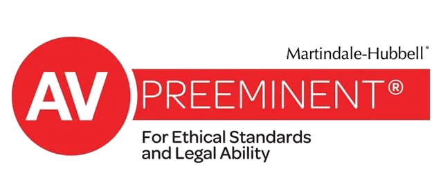 Martindale-Hubbell AV Preeminent for ethical standards and legal ability