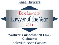 Anna hamrick 2024 lawyer of the year award logo
