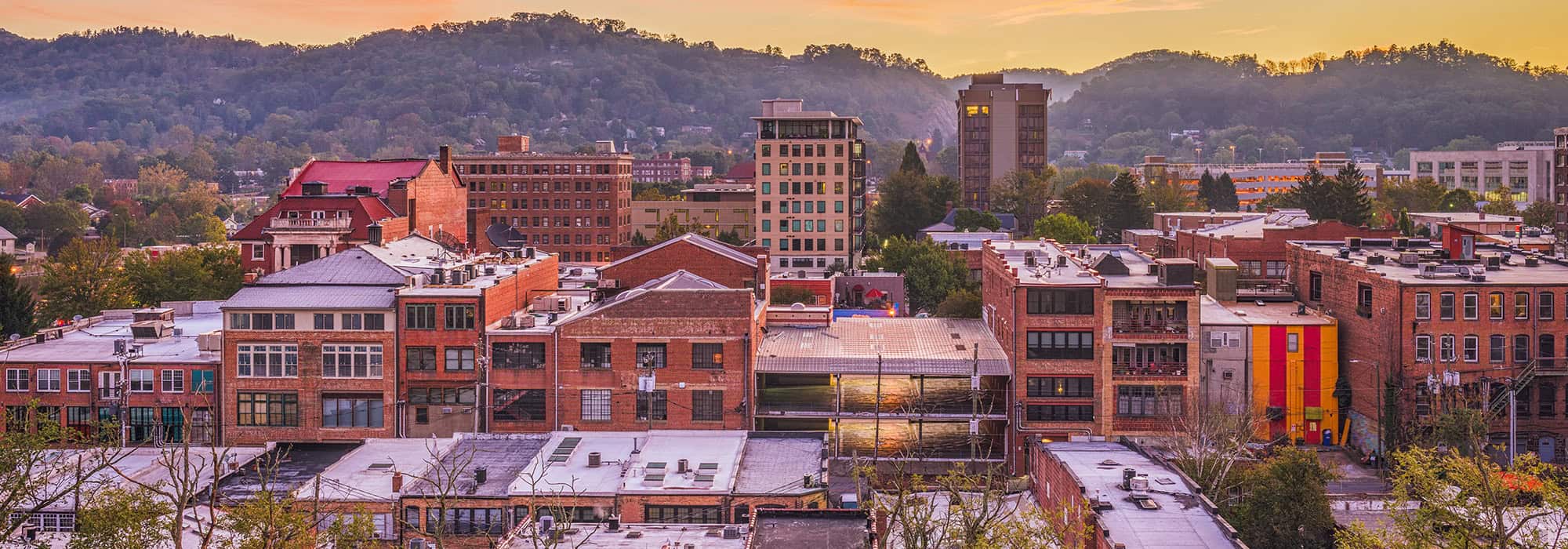 Asheville nc skyline